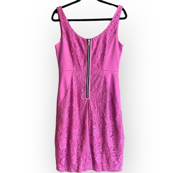 Jax Satin & Lace Sleeveless Semi-Formal Fitted Dress Size 12 - Picture 4 of 15